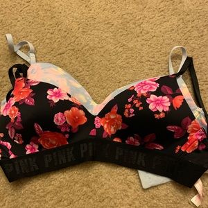 2 pink bras , 32C
